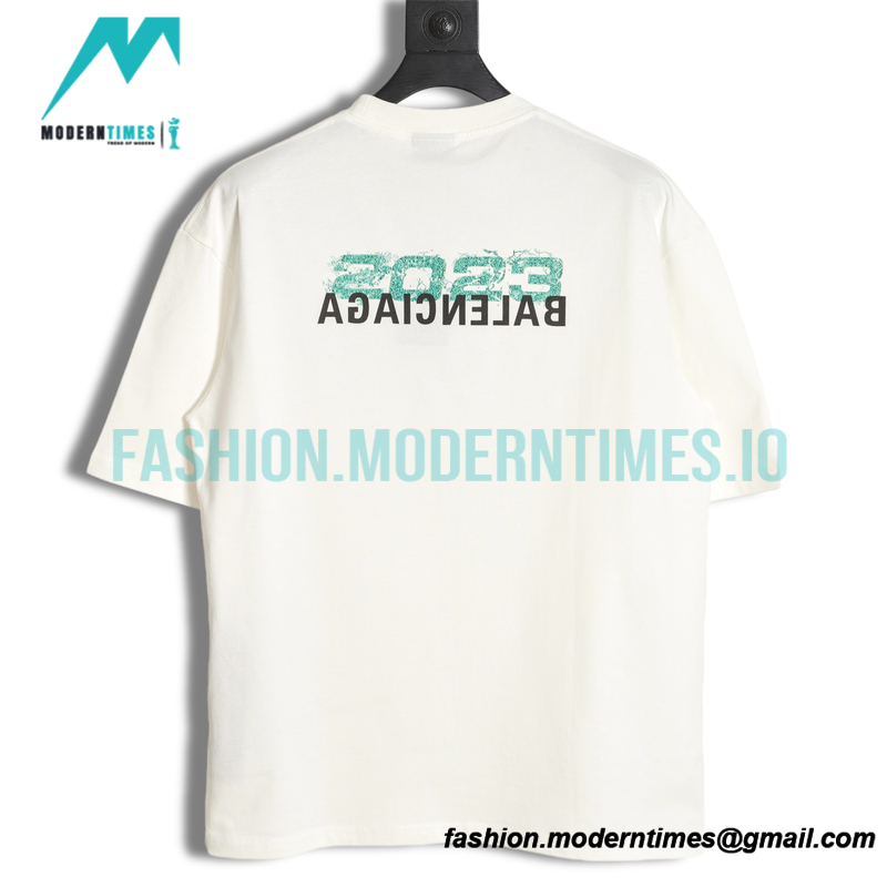 Balenciaga - 2023 Reverse Alphabet Print T-shirt Balenciaga - 2023 Reverse Alphabet Print T-shirt